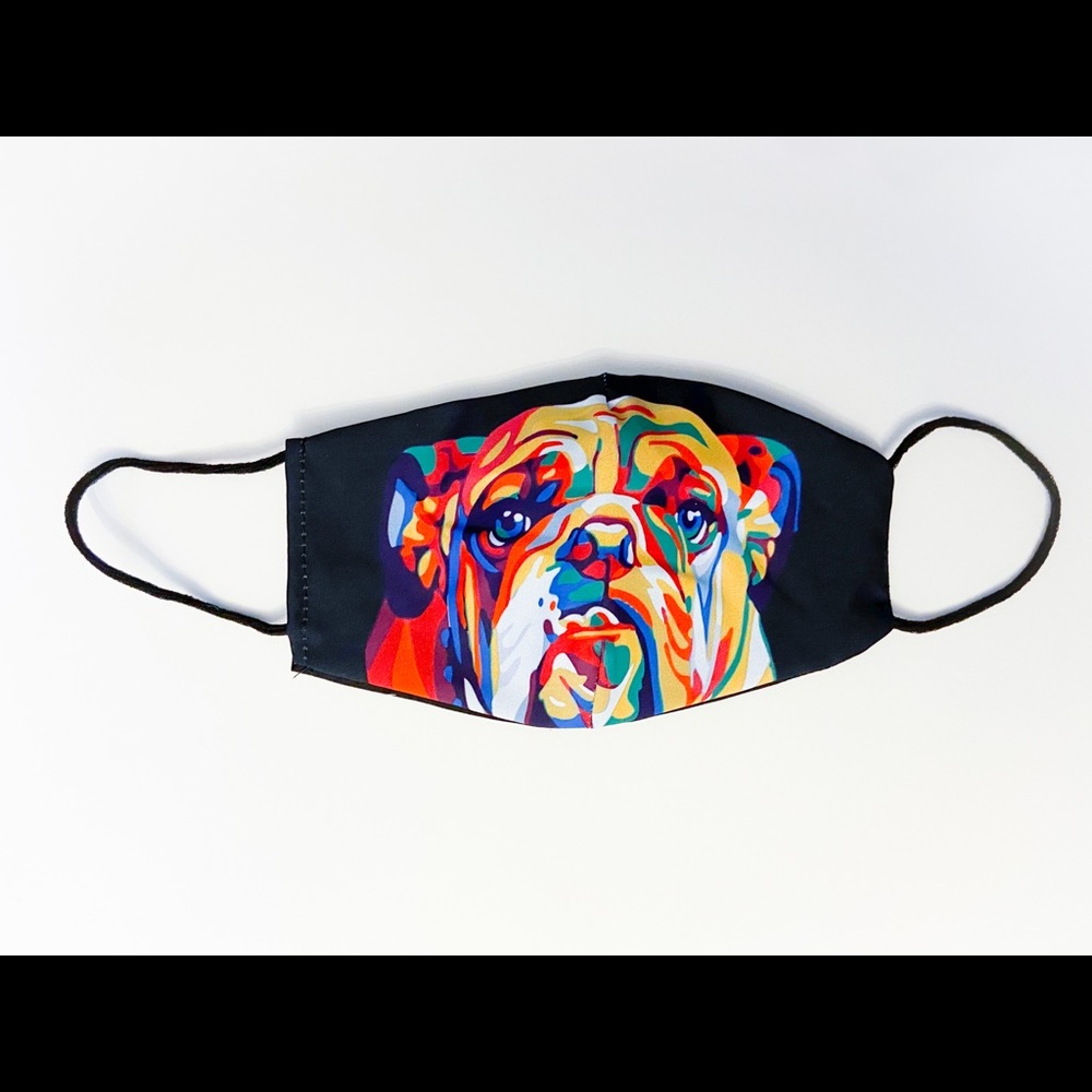 Bulldog Face Mask